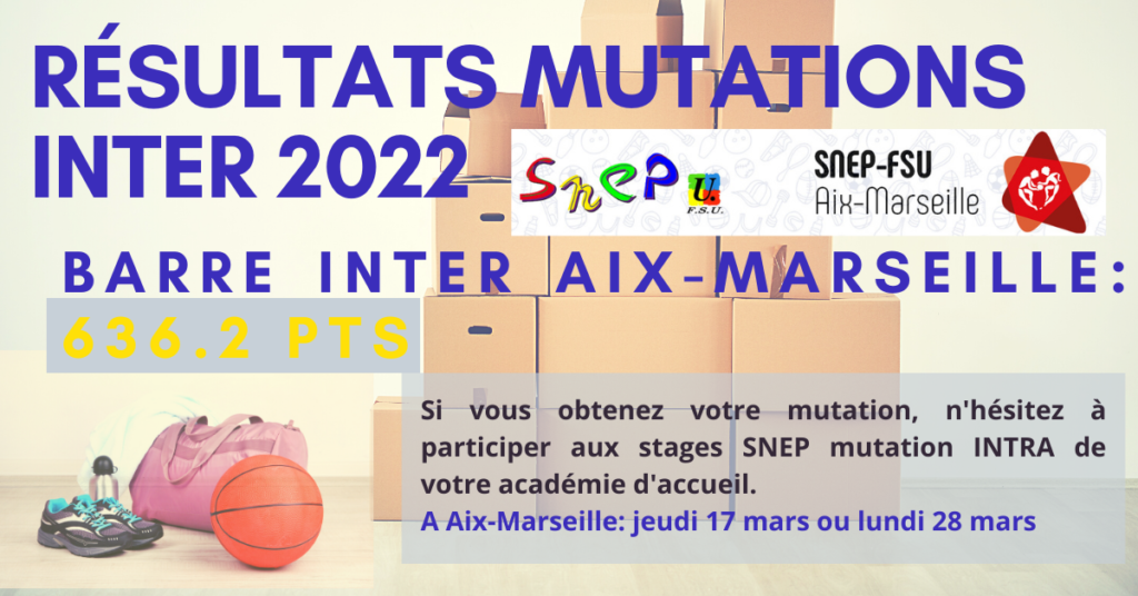 Calendrier Mutation Inter 2023 Inter – Snep-Fsu Aix Marseille